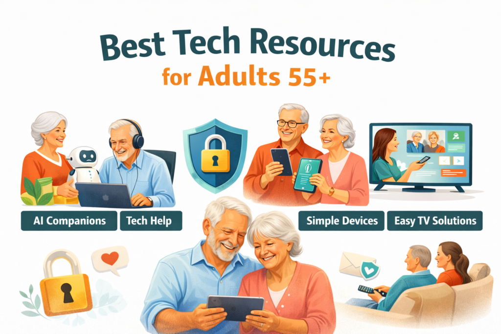 Best Tech Resources for adults 55+