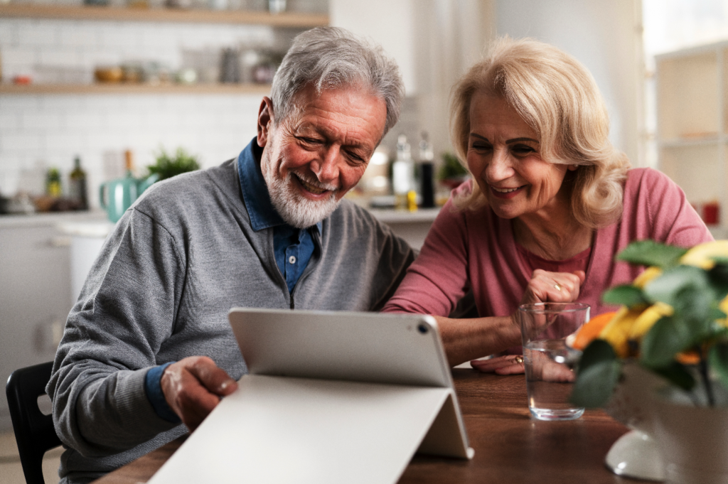 Grandparents FaceTiming Grandkids